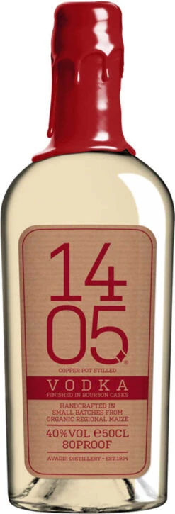 1405 Vodka Bourbon Cask Finish 0,5l In Holzkiste