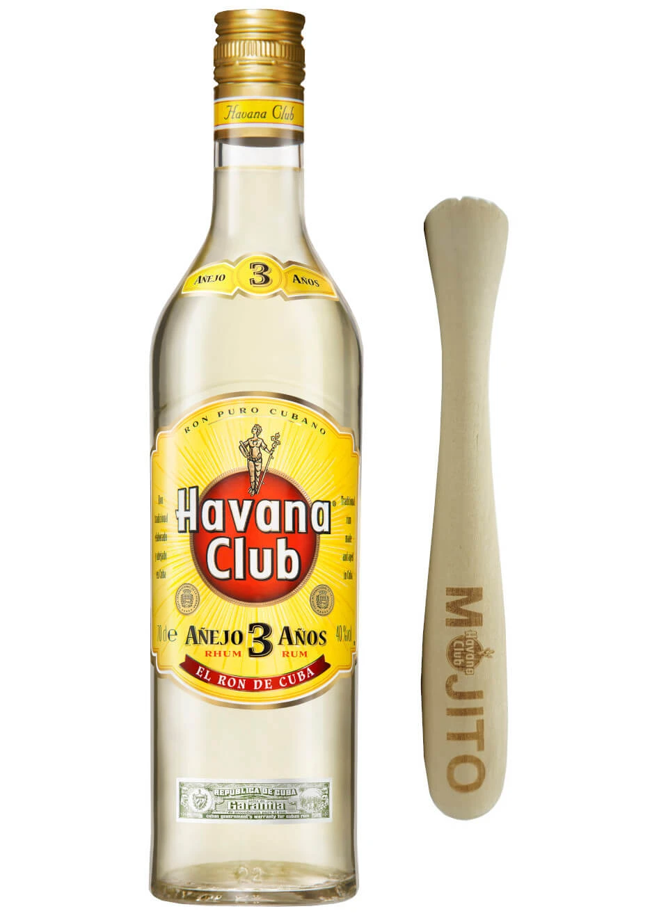 Havana Club 3 Jahre 0,7 Liter Mit Stößel 3 Havana Club 3 Jahre 0,7 Liter Mit Stößel