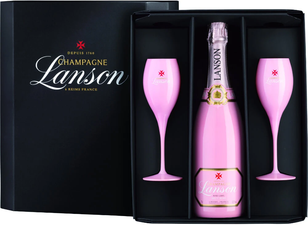 Lanson Champagner Pink Label 2014 In Der Alicante Geschenkbox Mit 2 Gläsern 3 Lanson Champagner Pink Label 2014 In Der Alicante Geschenkbox Mit 2 Gläsern