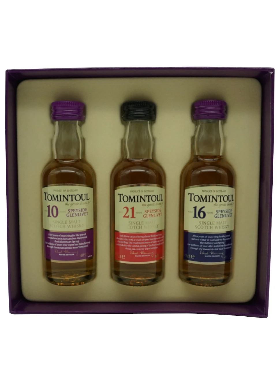 Tomintoul Whisky Tri Pack 3x 0,05 Liter 4 Tomintoul Whisky Tri Pack 3x 0,05 Liter – Bild 2