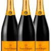 Veuve Clicquot Brut Champagner Mit Happy Socks Im Set 2,25 Liter -Weinladen Veuve Cliquot Brut 3er Pack