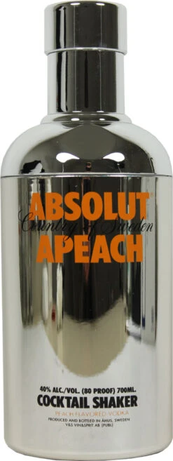 Absolut Vodka Silver Shaker Apeach 0,7l