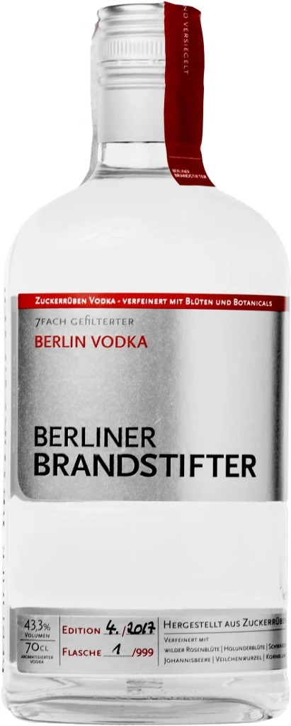 Berliner Brandstifter Vodka 0,7 Liter 3 Berliner Brandstifter Vodka 0,7 Liter