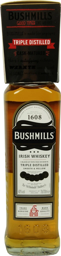 Bushmills Original Whiskey 0,7 Liter Mit Glas
