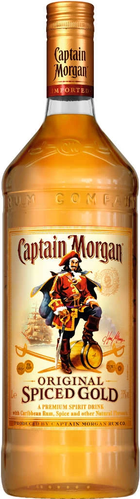 Captain Morgan Spiced Gold 1,0 L 3 Captain Morgan Spiced Gold 1,0 L