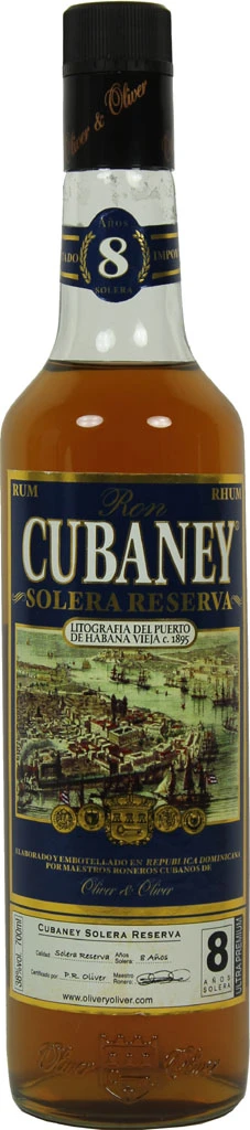 Cubaney Rum Solera Reserva 8 Jahre 0,7 Liter
