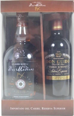 Dos Maderas PX Triple Aged 5+5 Jahre 0,7 Liter + Don Guido PX Sherry 0,375 Liter Giftbox