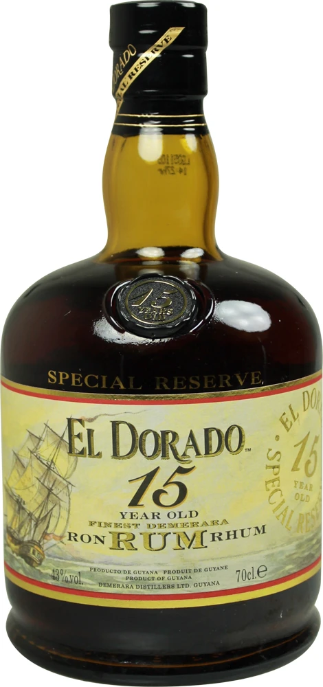 El Dorado Rum 15 Yrs. 0,7 Liter 3 El Dorado Rum 15 Yrs. 0,7 Liter