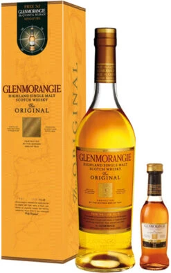 Glenmorangie Whisky The Original 0,7 Liter Mit Quinta Ruban Miniatur