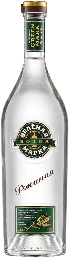 Green Mark Vodka Rye 0,7 Liter 2 Green Mark Vodka Rye 0,7 Liter