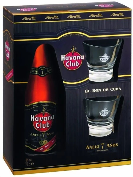Havana Club 7 Jahre 0,7 Liter In Geschenkpackung Mit 2 Gläsern 3 Havana Club 7 Jahre 0,7 Liter In Geschenkpackung Mit 2 Gläsern
