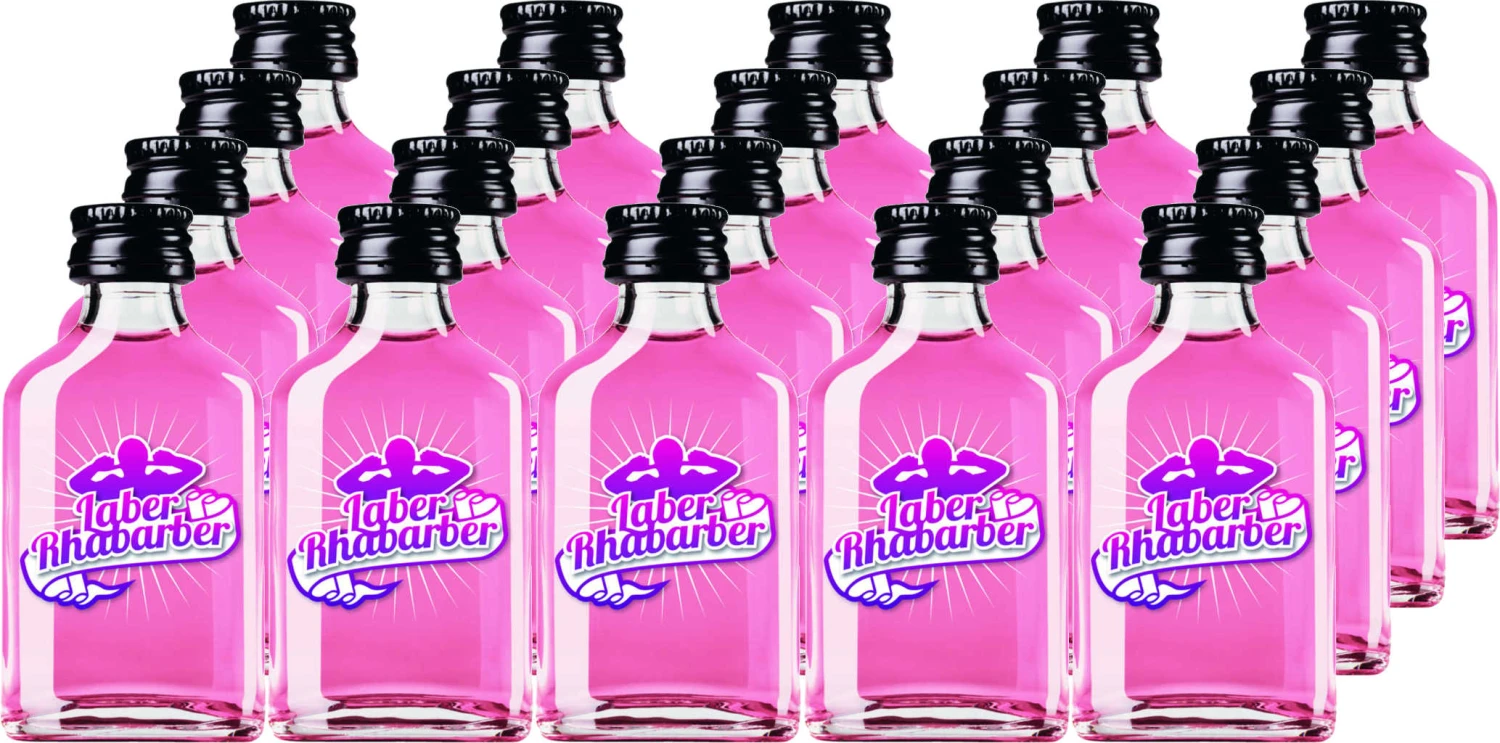 Laber Rhabarber Faschingslikör 20er Pack 4 Laber Rhabarber Faschingslikör 20er Pack – Bild 2