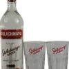 Stolichnaya Vodka 1 Liter Mit 2 Gläsern