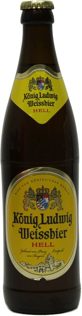 König Ludwig Weizen Hell 0,5 Liter 3 König Ludwig Weizen Hell 0,5 Liter