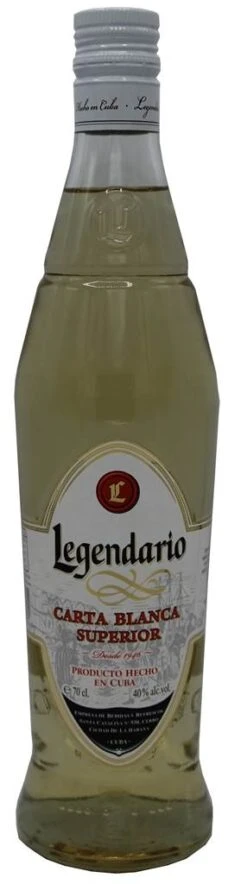 Legendario Rum Carta Blanca 0,7 Liter