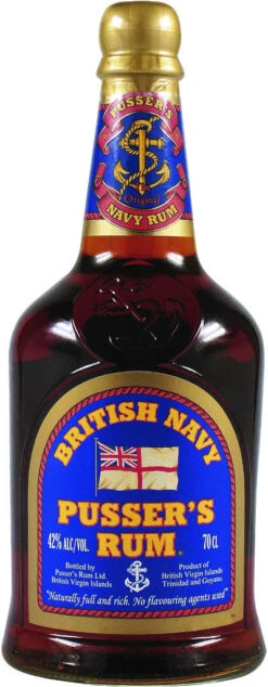 Pussers British Navy Rum Blue Label UK 0,7 Liter