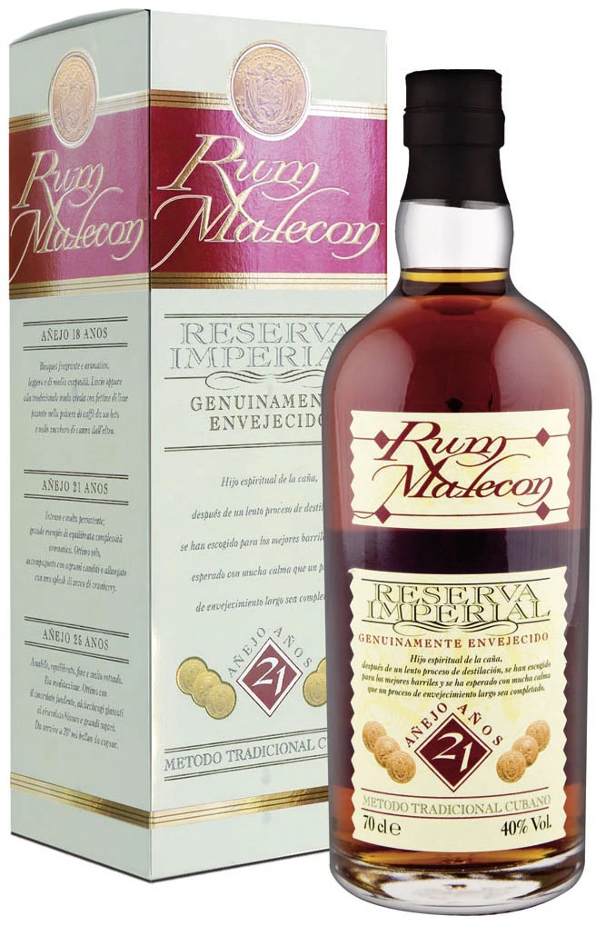 Ron Malecon 21 Jahre 0,7 Liter In Geschenkverpackung 3 Ron Malecon 21 Jahre 0,7 Liter In Geschenkverpackung