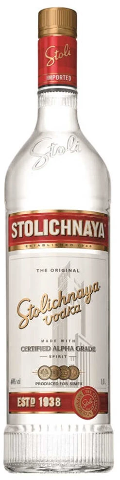 Stolichnaya Vodka 1 Liter