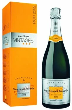 Veuve Clicquot Vintage Champagner Rich 0,75 Liter In Geschenkpackung